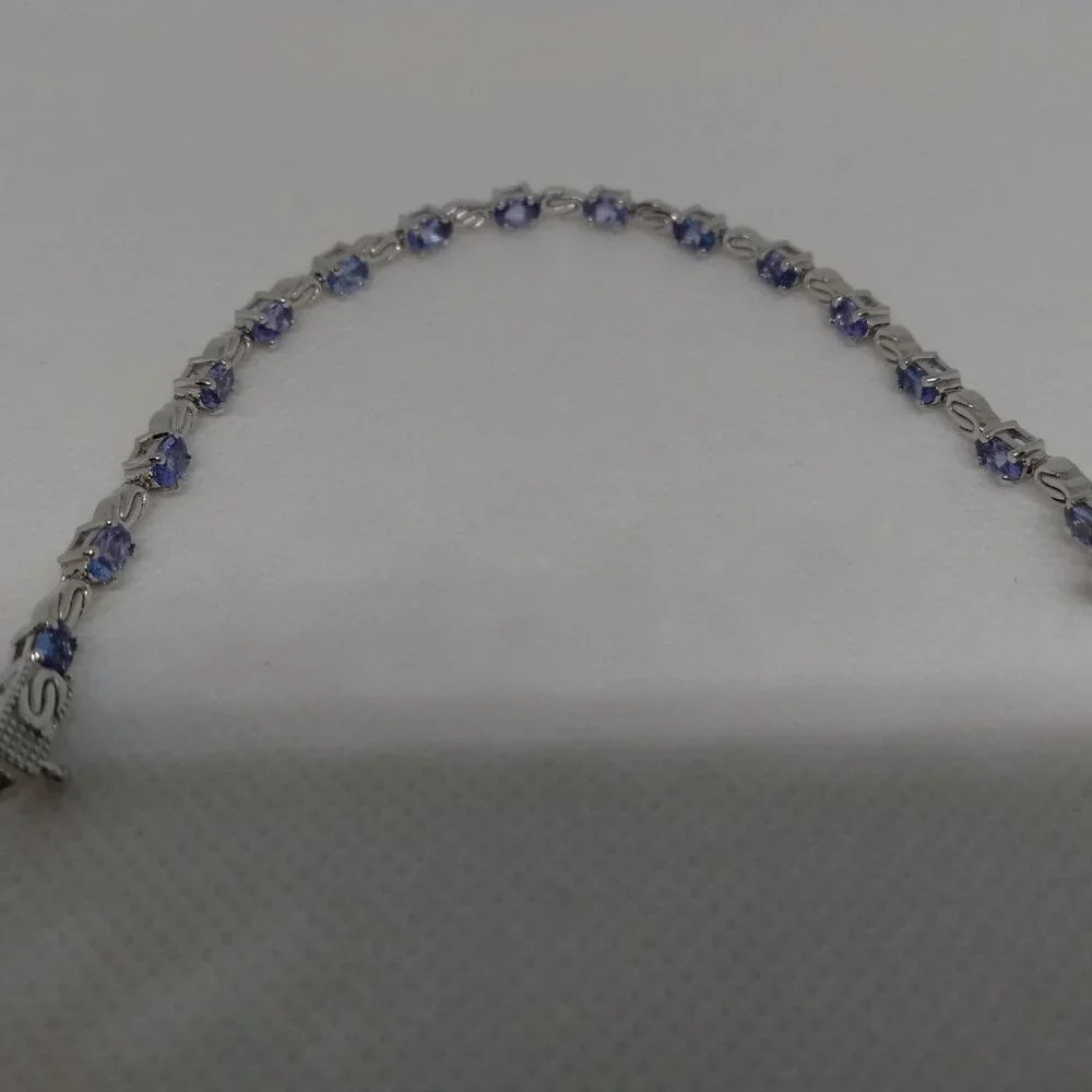 Tanzanite bracelet, size 6.75-6.50 - Picture 6 of 10